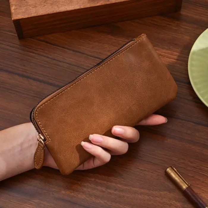 Portefeuille en cuir pour hommes