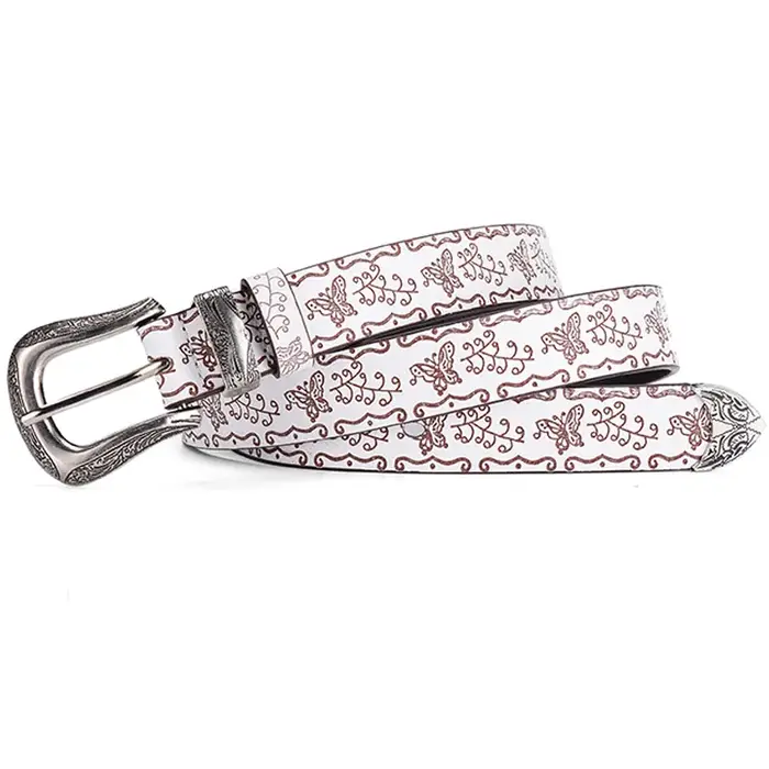 Ceinture de personnalité imprimée à la mode pour filles
