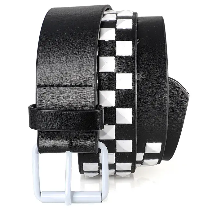 1Pc à la mode unisexe Rivet ceinture Punk HipHop Rock Y2K Style Dopamine couleur beau rue décontract