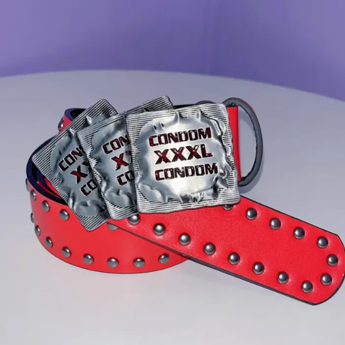 Boucle de ceinture en cuir pour hommes