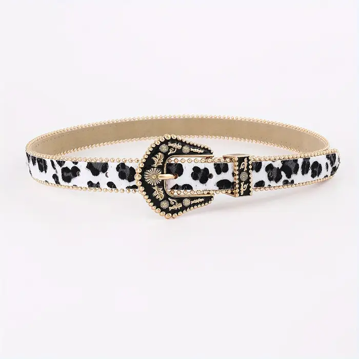 1 ceinture en PU pour hommes et femmes, en flanelle fine, style bohème, parfaite pour le shopping et