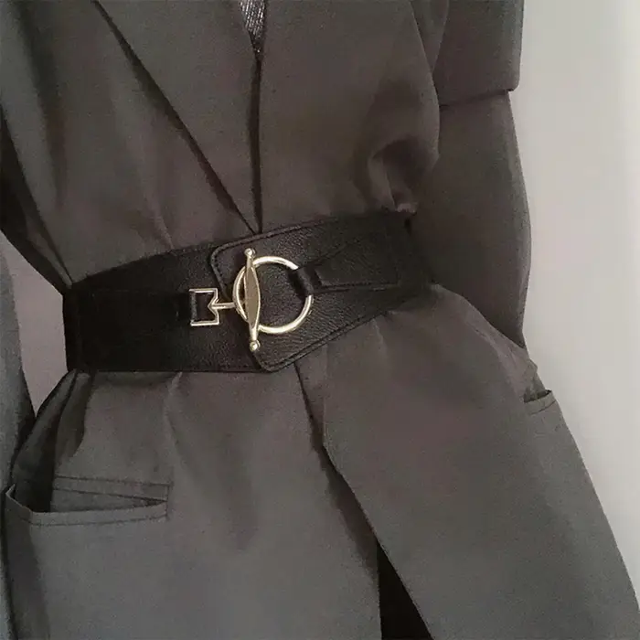 Ceinture de mode pour femmes, ceinture de taille pour robes, ceinture décorative à boucle extensible