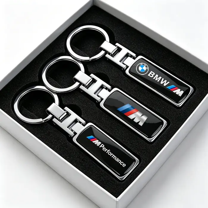 Porte-clés en alliage pour voiture BMW