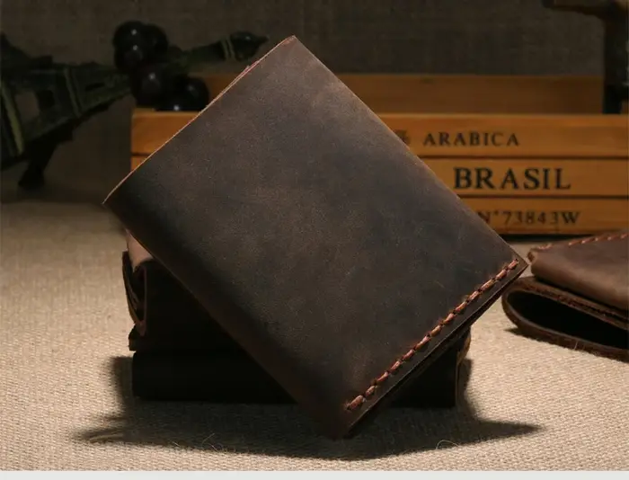 Walter Mitty, portefeuille en cuir véritable pour hommes