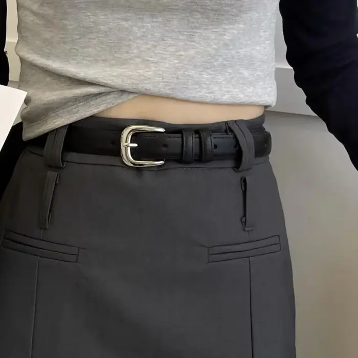 Ceinture femme rétro polyvalente à la mode ceinture été nouveau Style Instagram petite foule taille 