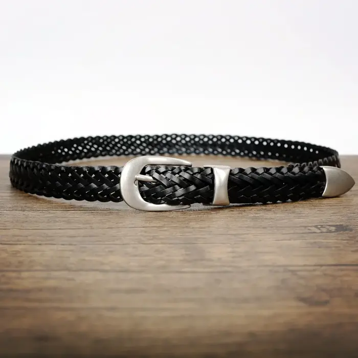 Ceinture en cuir Vintage décontractée faite à la main pour hommes et garçons