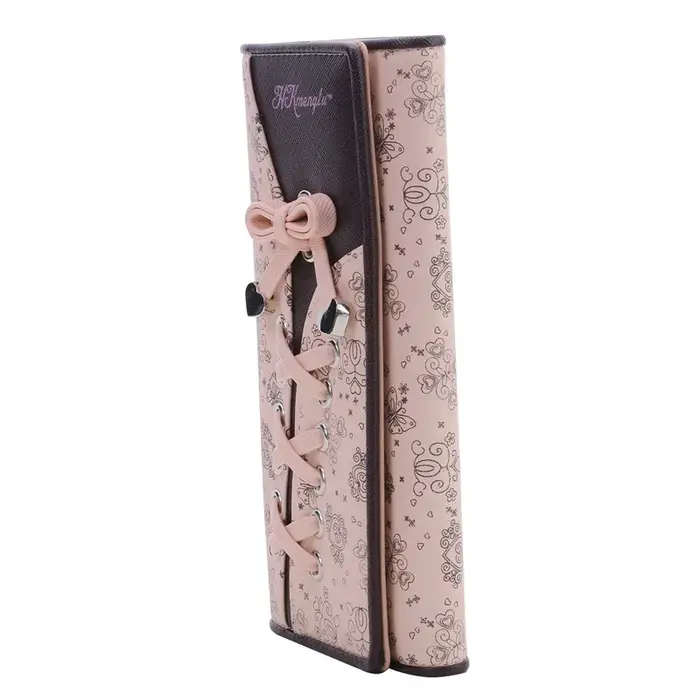 Portefeuille long multifonctionnel en PU pour filles