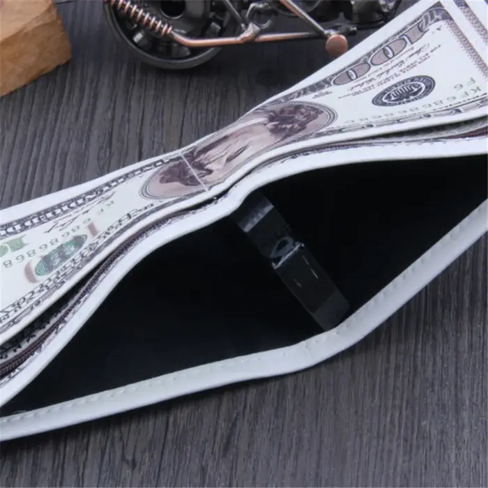 Portefeuille mignon en dollars jeunesse pour garçons et hommes