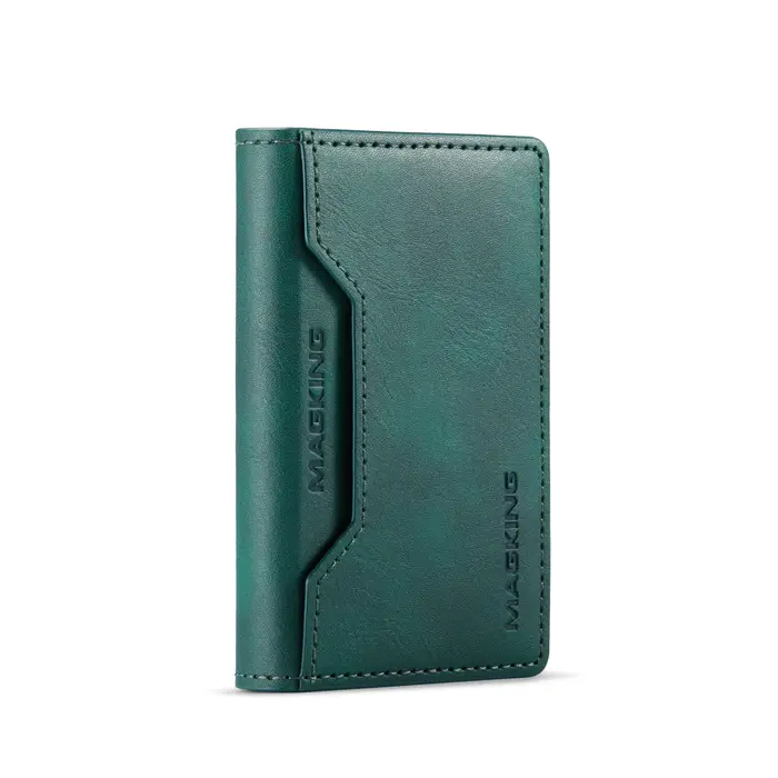 DG.MING(MAGKING)-Portefeuille magnétique en cuir de qualité supérieure, mini sac à main pliable, por