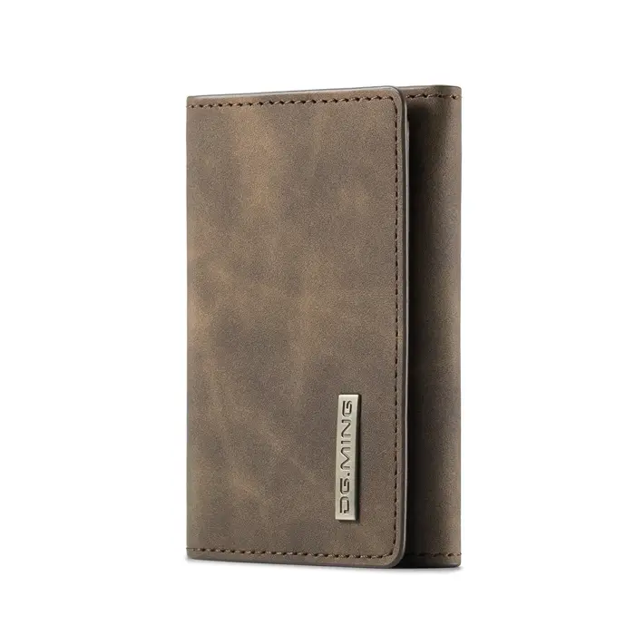 Portefeuille Marron Dg.ming Vintage en PU
