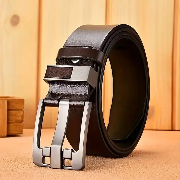 Ceinture de luxe pour hommes, en cuir, boucle ardillon en métal, haute qualité, marque célèbre de styliste, sangle de taille pour Jeans