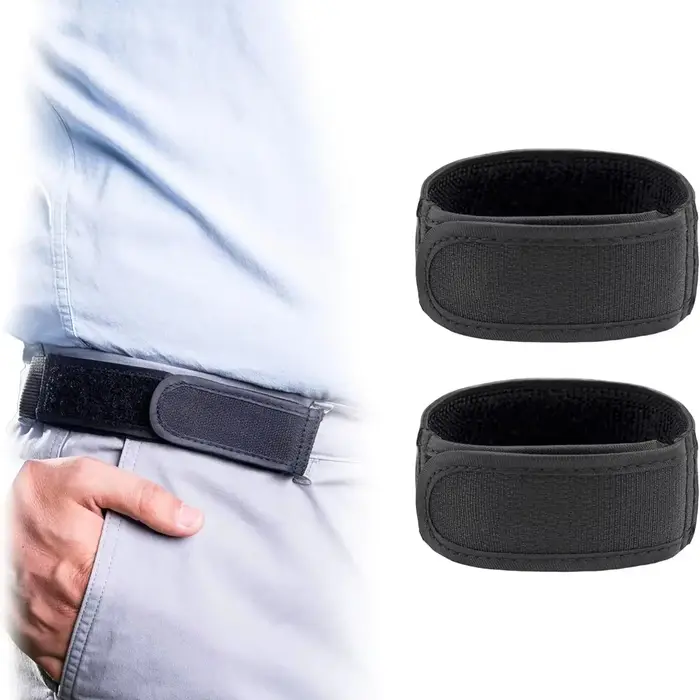 Ceinture élastique unisexe sans boucle, avec ceinture élastique invisible réglable, pour un usage dé