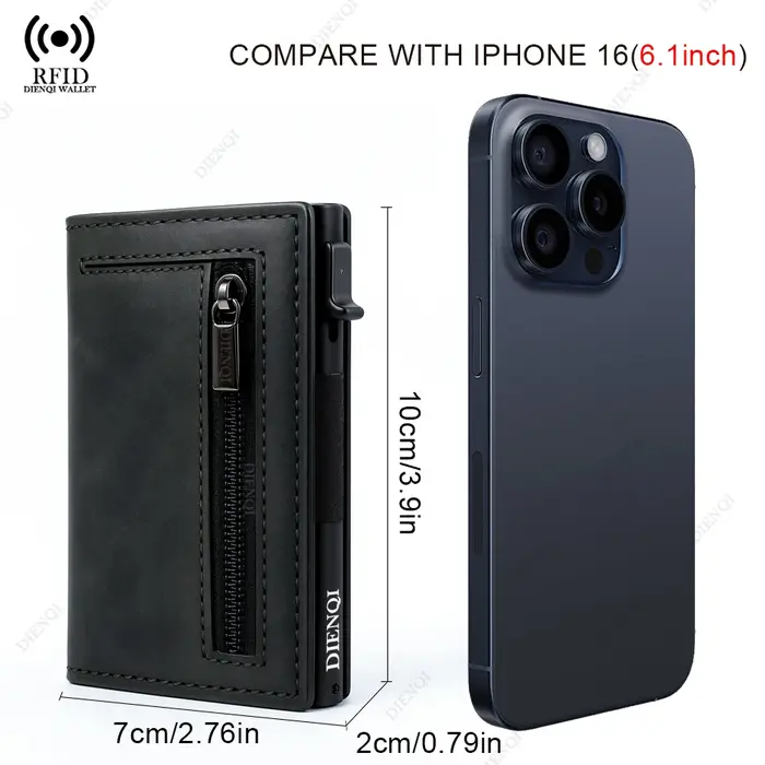 Fibre de carbone Rfid porte-carte de crédit hommes portefeuille sac d'argent marque de luxe minimaliste mince mince portefeuille noir pochette sac à main mâle
