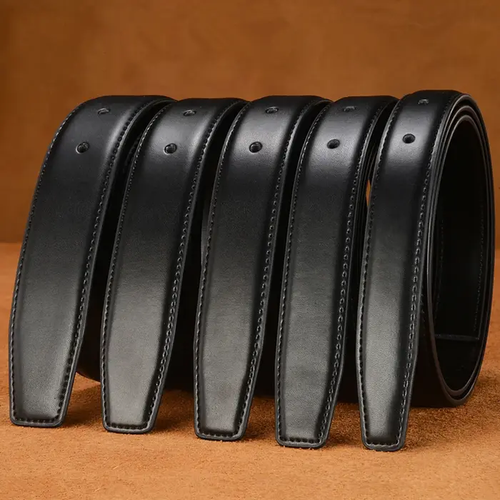 3.8 cm 3.5 cm 3.2 cm 3.0 cm 2.8 cm 2.4 cm ceinture en cuir véritable sans boucle