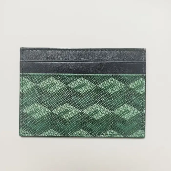 Nouveauté classique mode multi-fonctionnel petit porte-cartes en cuir portefeuille Protection des documents Clip-On motif 3D conception