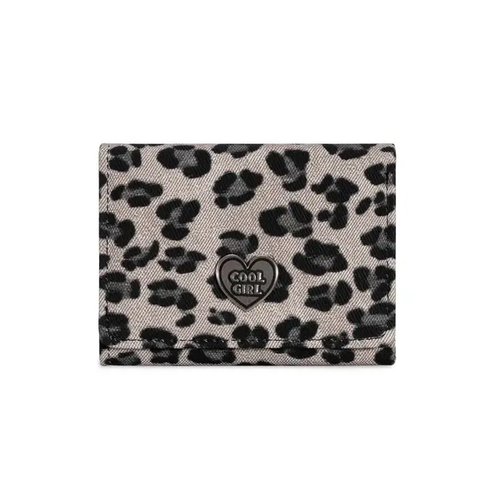 Nouveau Portefeuille Portable Imprimé Léopard pour Femme, Porte-Monnaie Texturé, Mini Porte-Monnaie 