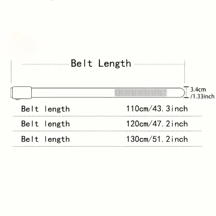 Ceinture en cuir PU élégante pour homme PAUL HUEMAN - Ceintures tendance - Boucle automatique pour affaires