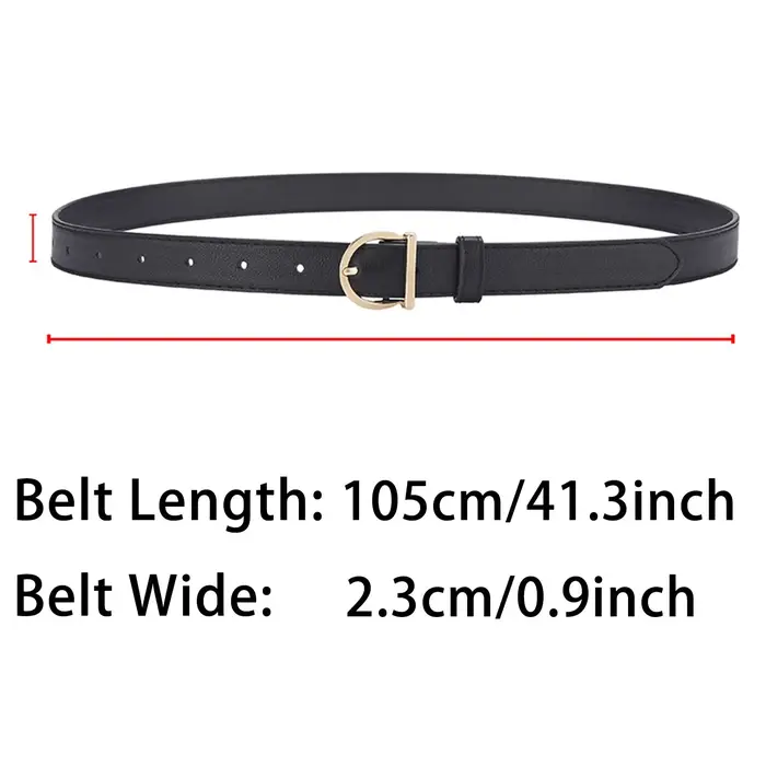 Ceinture femme mode haute qualité boucle ardillon