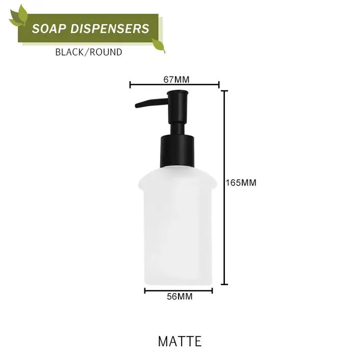 Gobelet de brosse à dents en verre Transparent et mat