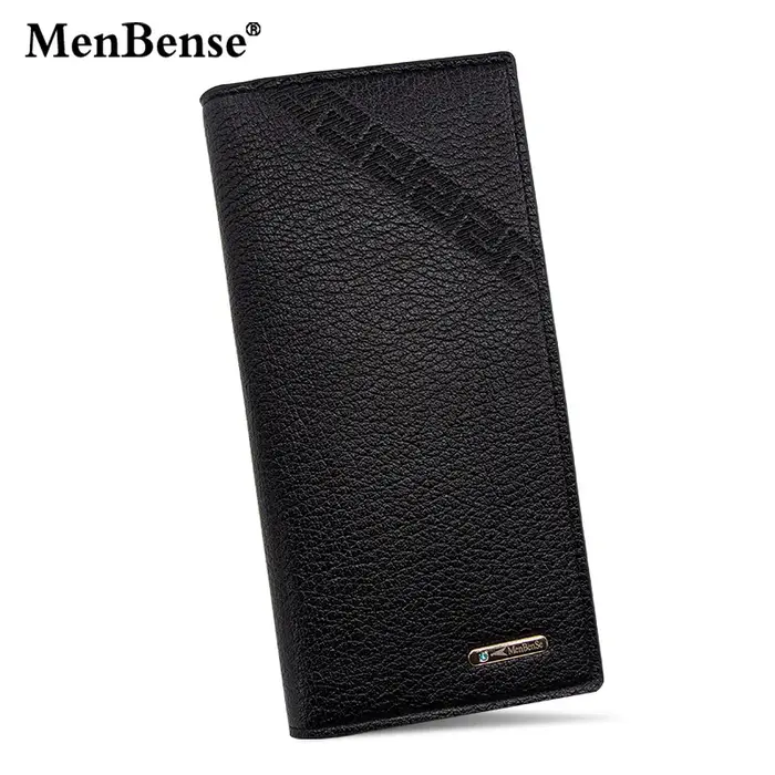 Portefeuille pour hommes longue mode plusieurs fentes pour cartes