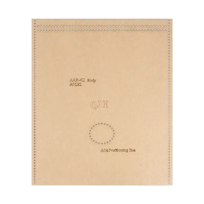 1 ensemble de sacs à bandoulière pour femmes, portefeuilles à main - Modèle en papier kraft, artisanat en cuir fait main DIY - Modèle de couture avec trous