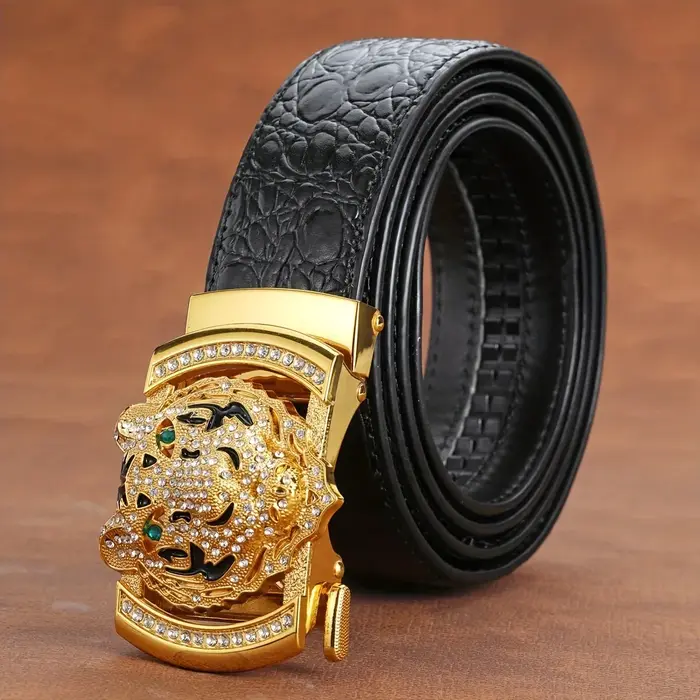 Nouvelle ceinture à boucle automatique pour hommes