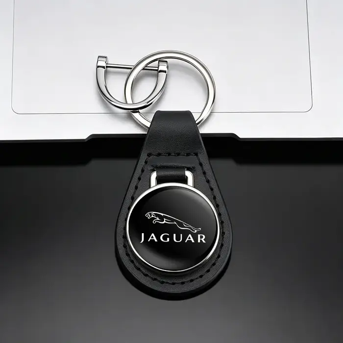 Porte-clés de voiture, accessoires, pendentif, anneaux métalliques pour Jaguar X S F XF XE XJ XK XEL
