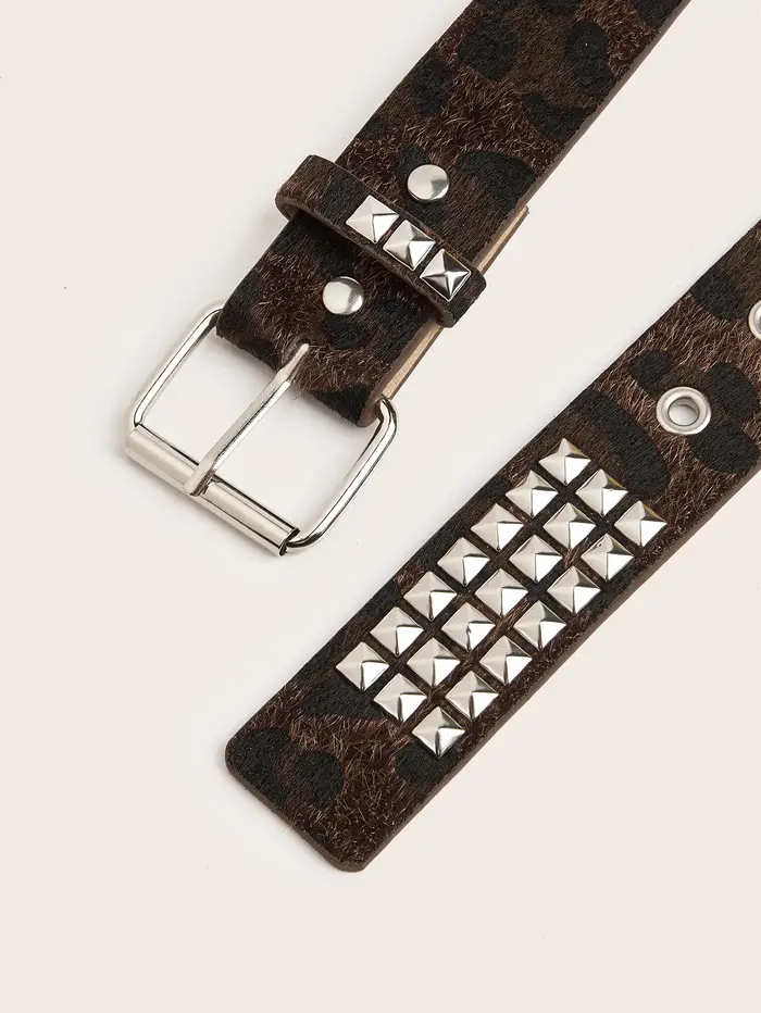 1 ceinture pour femme de style punk western