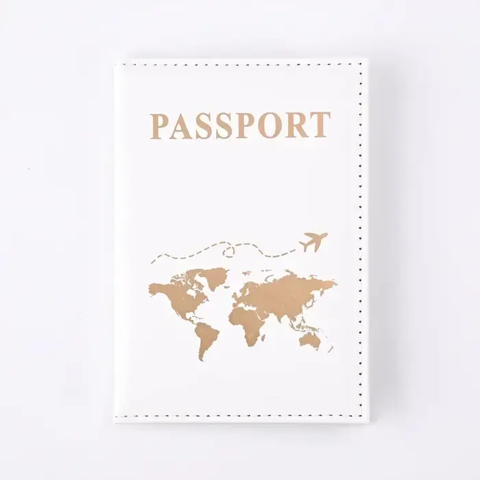 Femmes hommes RFID Vintage passeport d'affaires couvre support multi-fonction ID carte bancaire en c