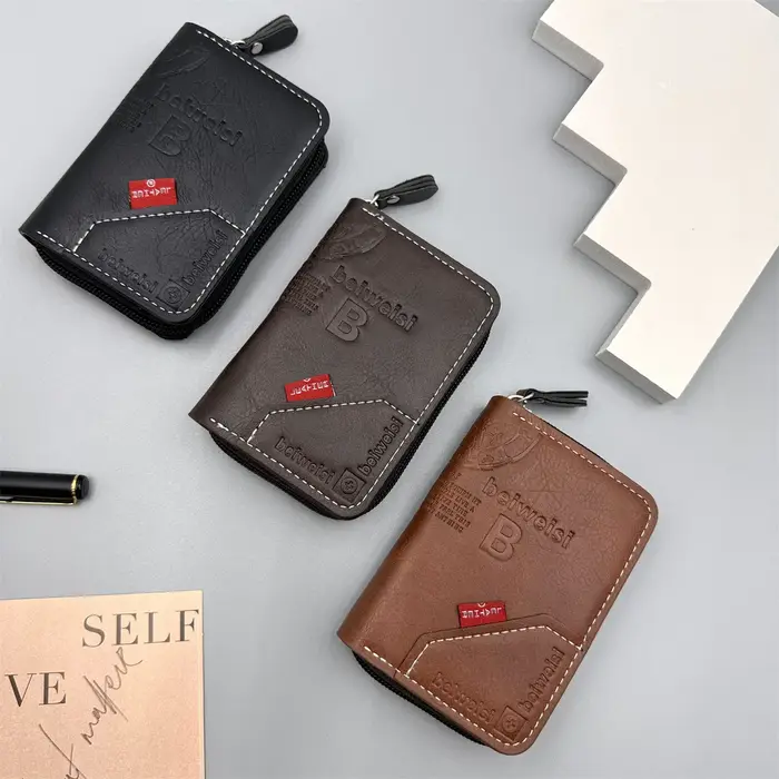 11 porte-cartes de détente PU Business banque crédit Bus porte-carte d'identité couverture pochette pour pièces de monnaie portefeuilles sac organisateur
