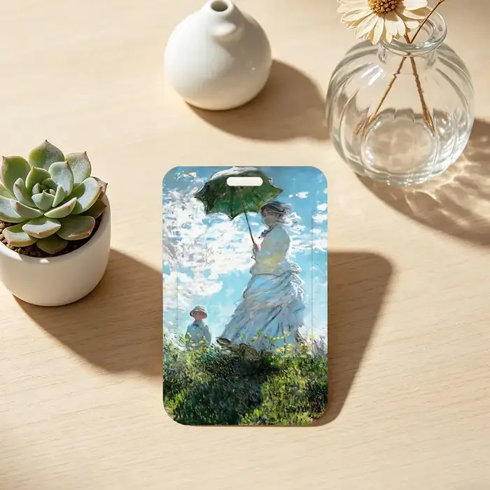 Porte-badge d'artiste Claude Monet avec cordon de cou pour le bureau