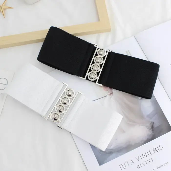 Ceinture large élastique pour femme
