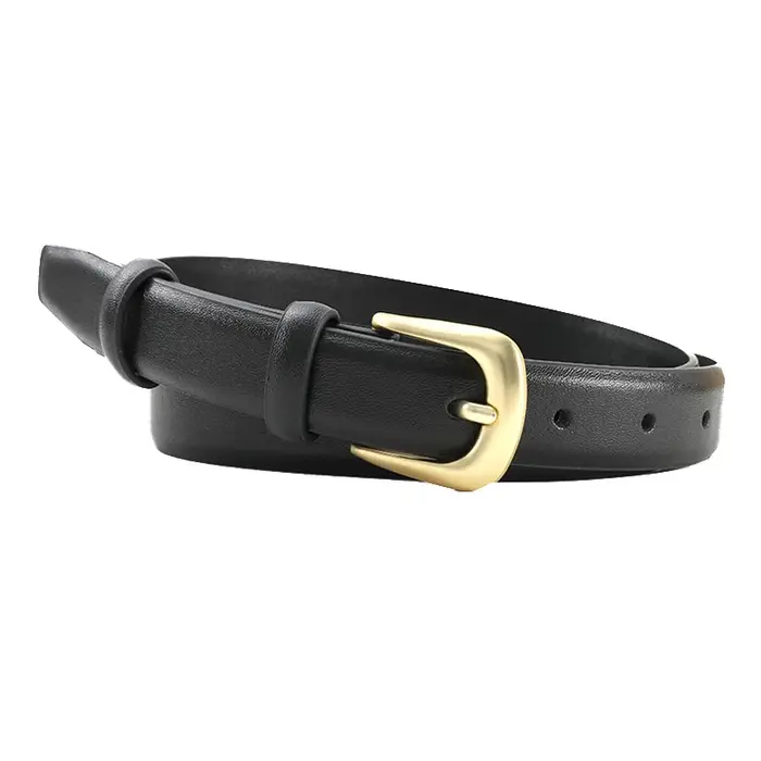 Ceinture femme mode boucle ardillon ceinture fine véritable luxe ceinture souple femmes avec pantalo