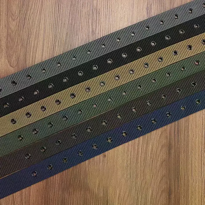 Ceinture pour hommes toile poreuse boucle ardillon