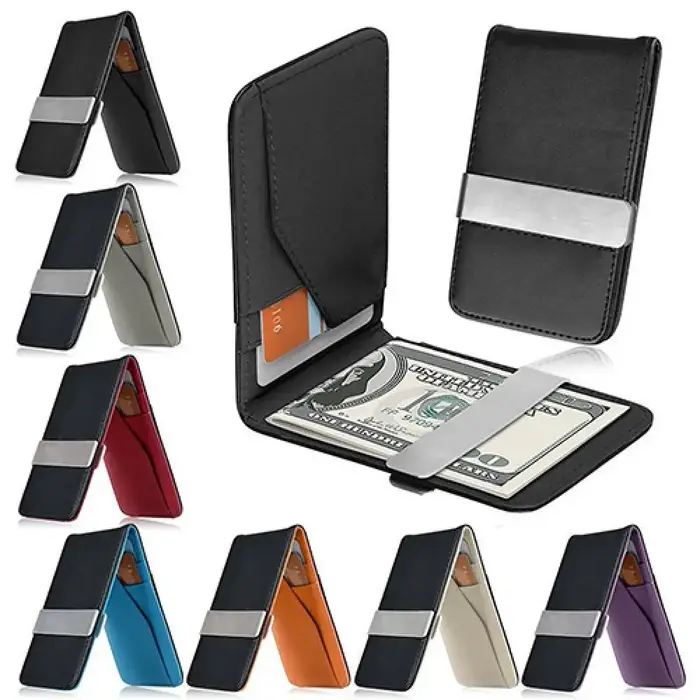 Portefeuille court en Faux cuir pour hommes