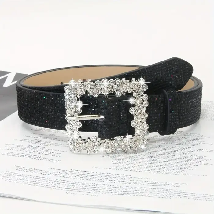 Ceinture scintillante en strass