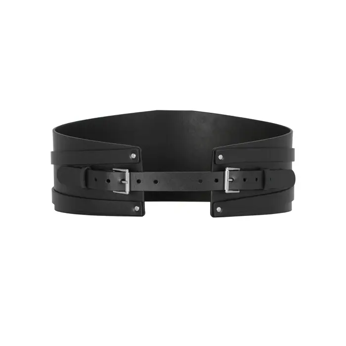 Ceinture Obi en cuir élégante pour femmes, large ceinture de taille pour robes, ajustement réglable, accessoire confortable et polyvalent