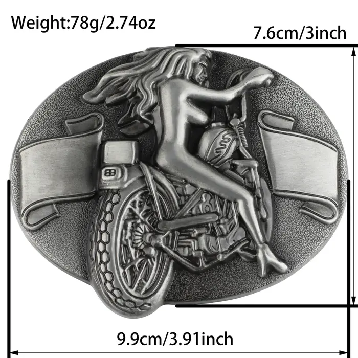 Boucle de ceinture de moto 4.0 pour hommes