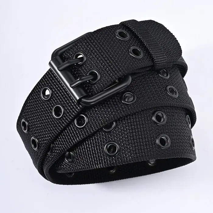 Nouveaux hommes respirant en Nylon tissu ceinture de sport de plein air ceinture boucle ardillon pan