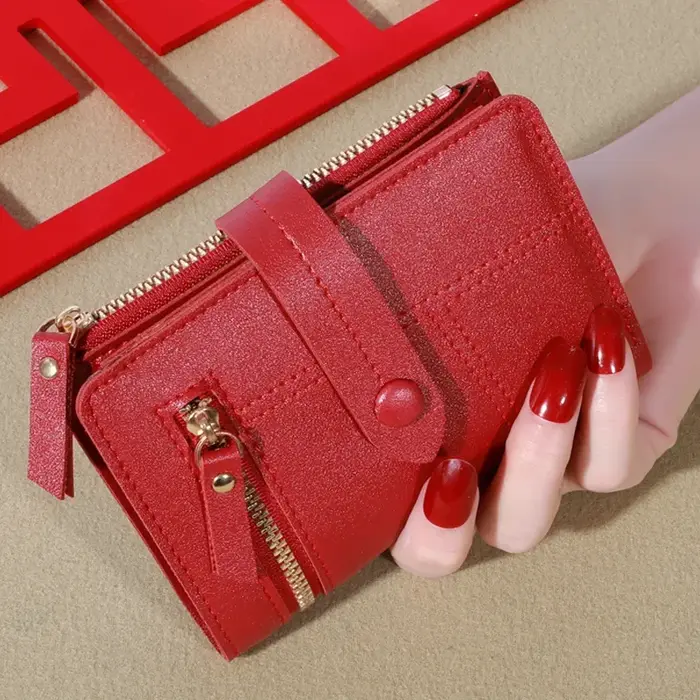 Portefeuille mi-long polyvalent et haut de gamme pour femme