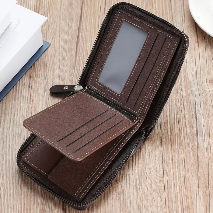 Portefeuille en cuir pour hommes