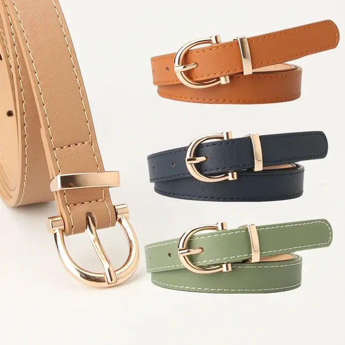 Ceinture en cuir de luxe pour femme