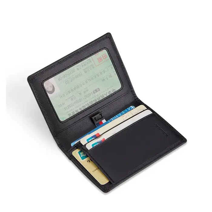 Porte-cartes en cuir pour hommes