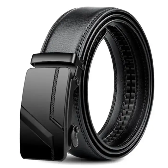 Ceinture en cuir PU pour hommes d'affaires