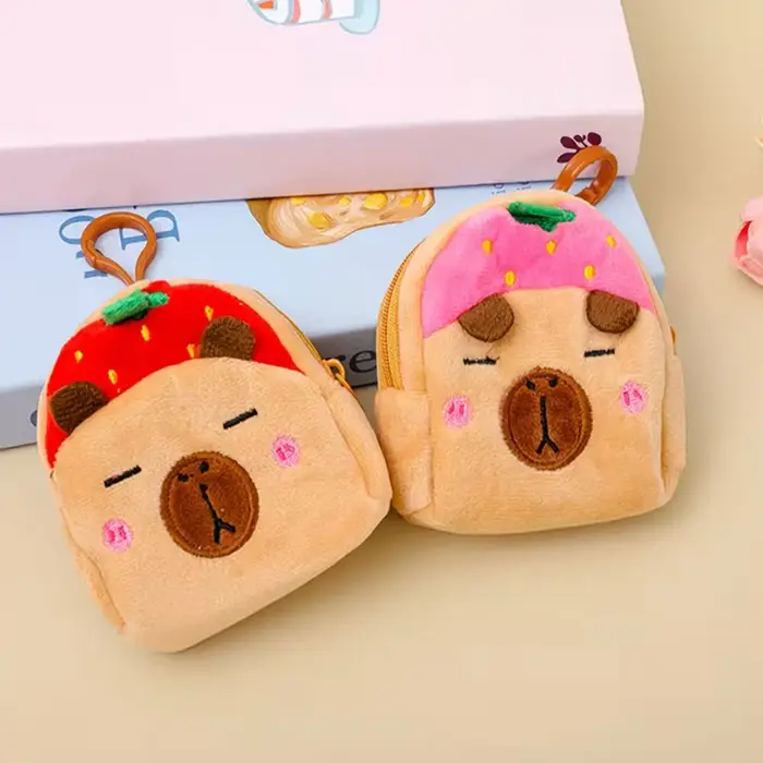 Mini porte-monnaie Capybara, parfait pour un usage quotidien et en voyage