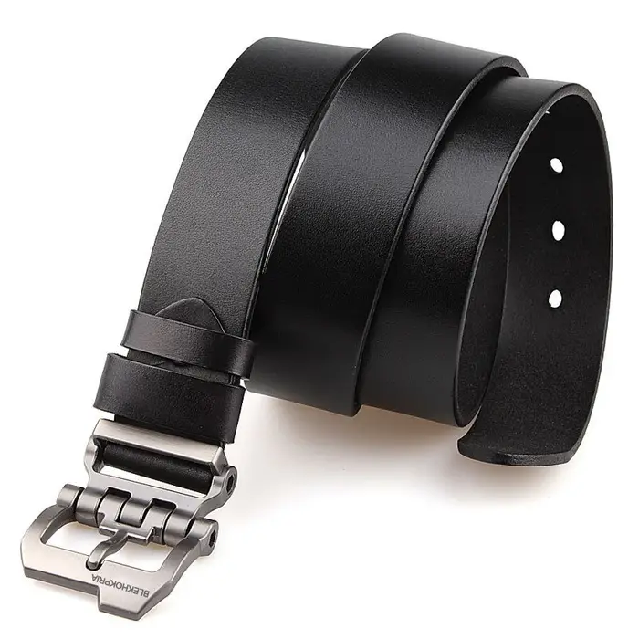 Ceintures en cuir véritable pour hommes