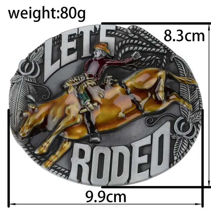 Boucle de ceinture de rodéo, Matador, course des taureau