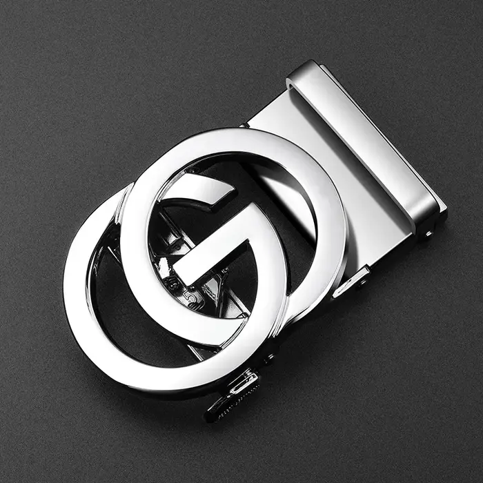 2025 nouveau 3.5cm or Chrome boucle automatique concepteur boucle de ceinture mode hommes d'affaires