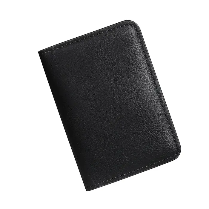 Portefeuille de poche avant en cuir pour hommes, blocage Rfid, mince, minimaliste, porte-carte de cr