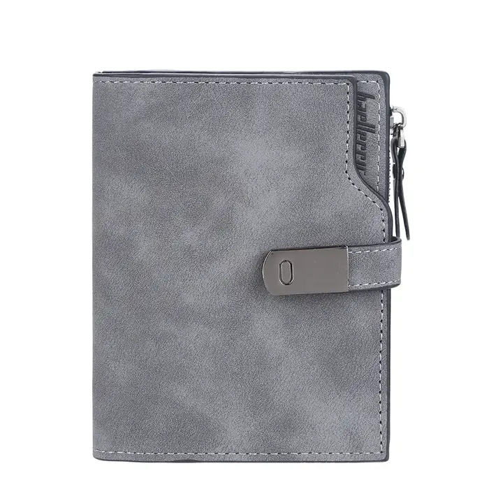 Baellerry femmes portefeuilles court boucle magnétique Top qualité porte-carte femme sac à main portefeuille à glissière